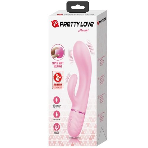 PRETTY LOVE - MARSKI NYÚL VIBRÁTOR ÉS G-SPOT PINK