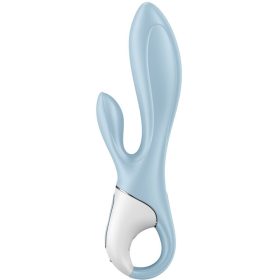   SATISFYER - LÉGPUMPÁS NYÚL 1 FELFÚJHATÓ NYÚL VIBRÁTOR KÉK