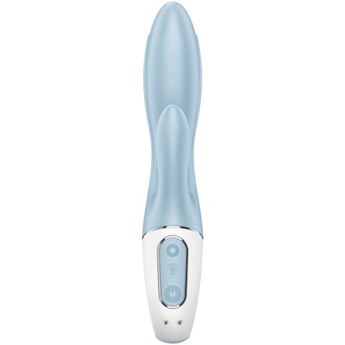 SATISFYER - LÉGPUMPÁS NYÚL 1 FELFÚJHATÓ NYÚL VIBRÁTOR KÉK