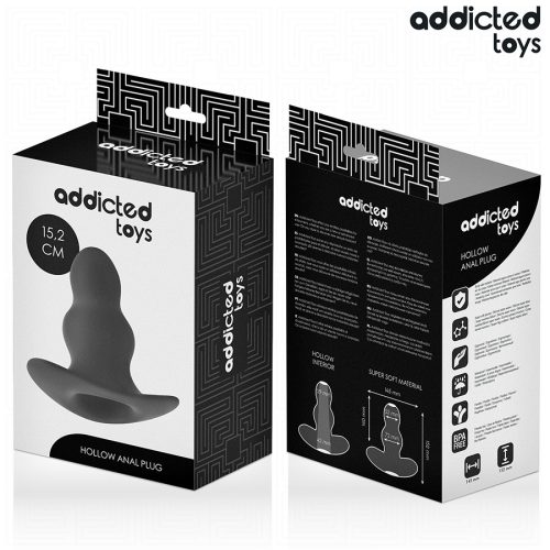 ADDICTED TOYS - ÜREGES ANÁLIS DUGÓ SZILIKON MÉRET XXL 15,2 CM