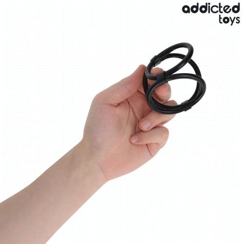 ADDICTED TOYS - TRIPLE PÉNISZ GYŰRŰ