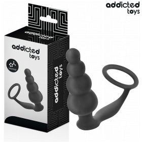 ADDICTED TOYS - ANÁLIS DUGÓ GYŰRŰSZILIKON MODEL 5-TEL