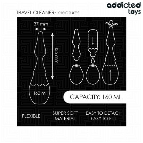 ADDICTED TOYS - TRAVEL CLEANER SILICON MODEL 1