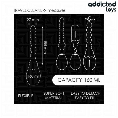ADDICTED TOYS - TRAVEL CLEANER SILICON MODEL 2