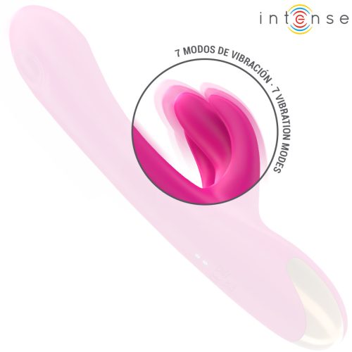 INTENSE - BRITNEY MULTIFUNKCIÓS NYÚL VIBRÁTOR 23 CM PINK