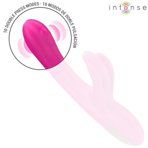 INTENSE - BRITNEY MULTIFUNKCIÓS NYÚL VIBRÁTOR 23 CM PINK