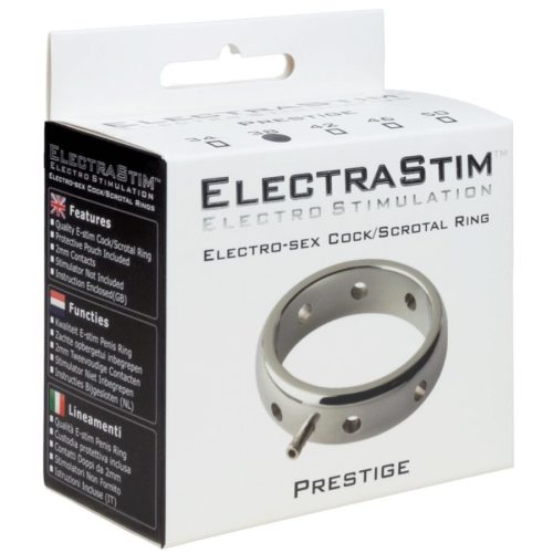 ELECTRASTIM - PRESTIGE ELEKTROMÁGNESES FÉM PÉNISZGYŰRŰ 34 MM