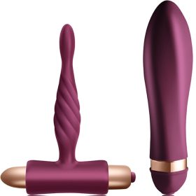 CLIMAXIMUM - DARE KIT TWISTED VIBRATOR + ANAL PLUG KEZDŐ