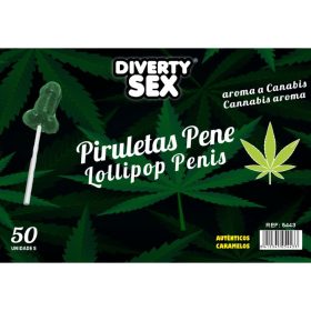 DIABLO GOLOSO - 50 PÉNISZNYALÓKA NYALÓKA KANNABISZ ILLATA