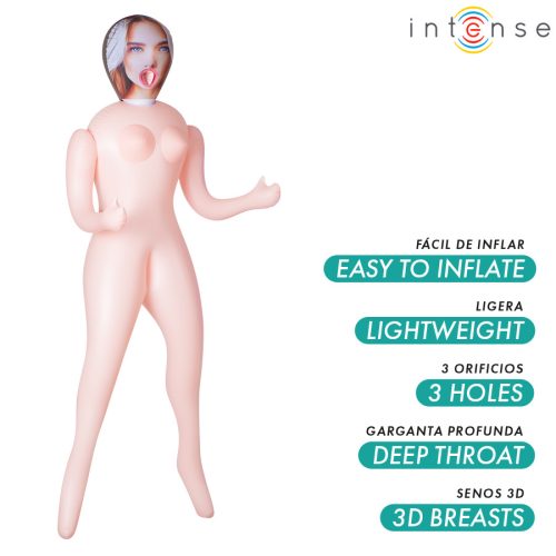 INTENZÍV BABÁK – NICOLE FELFÚJHATÓ BABA HÁROM NYÍLÁSSAL