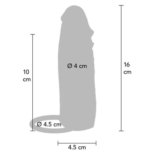 LÉGY IGAZI – HIDRATÁLT BŐR SZILIKON REZGŐ PÉNISZUJJ KARAMELL 16 CM