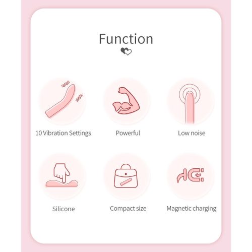 PRETTY LOVE - KISELL G-SPOT PINK VIBRÁTOR