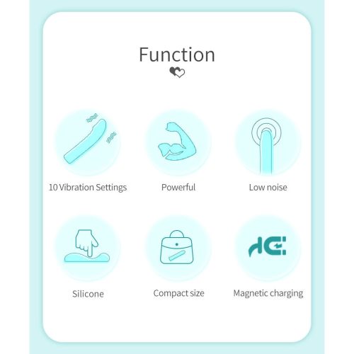 PRETTY LOVE - RYLAN G-SPOT KÉK VIBRÁTOR