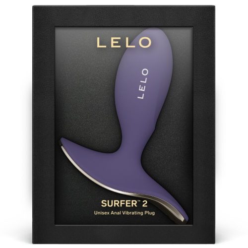 LELO - SURFER 2 UNISEX ANÁLIS VIBRÁLÓ DUGÓ CYBER PURPLE