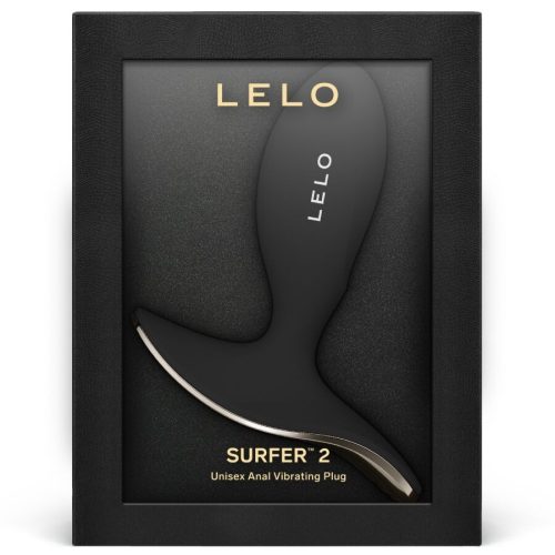 LELO - SURFER 2 UNISEX ANÁLIS VIBRÁLÓ DUGÓ FEKETE