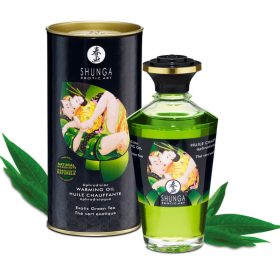   SHUNGA – ORGANIKUS ZÖLD TEA HŐHATÁSÚ MASSZÁZSOLAJ 100 ML