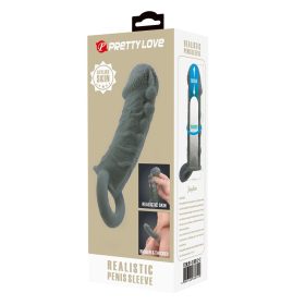 Mânecă pentru penis Pretty Love Realistic Black I