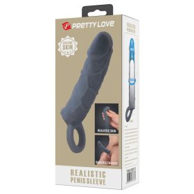 Mâneca Realistică pentru Penis Pretty Love Negru III