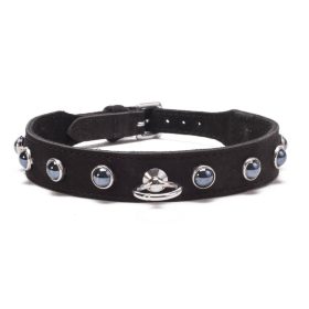 Octan Crystal Collar Negru