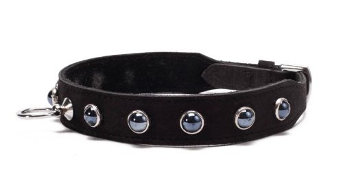 Octan Crystal Collar Negru