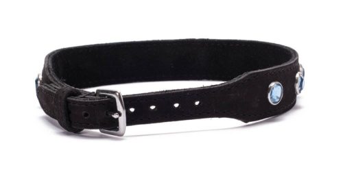 Guler de cristal albastru deschis