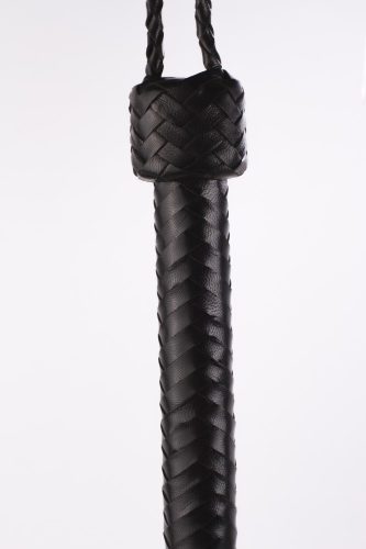 Flogger Flogger din piele de copil cu 9 cozi de 28" Black_B15O25_3