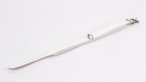 Piele lacuită cu spate alb din piele de miel