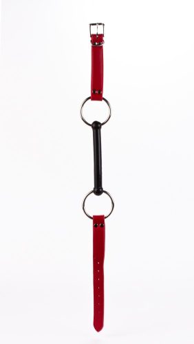 Bluză moale din piele de vițel și căptușeală din piele de miel cu mușcătură din silicon roșie