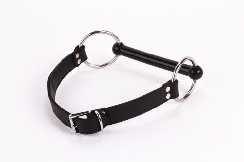 Bluză din piele moale pentru gambă și căptușeală din piele de miel cu mușcătură din silicon neagră