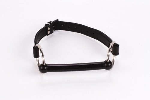 Bluză din piele moale pentru gambă și căptușeală din piele de miel cu mușcătură din silicon neagră