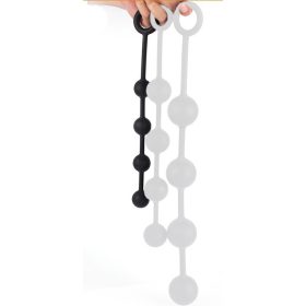   Quarty S – prémium szilikon anál golyók 30 cm hosszúságban