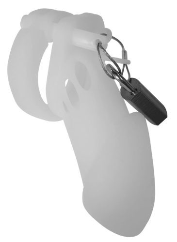 Bran – szilikon férfi önmegtartó ketrec, 9 x 3 cm, fekete