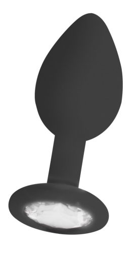 Plug Diamond Regular – elegáns anális kiegészítő, fekete