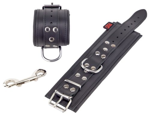 Párnázott bőr csuklóbilincs - stílusos és prémium kényelem