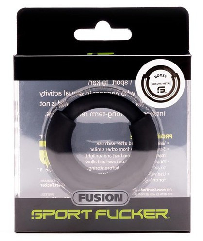 Boost – prémium szilikon péniszgyűrű, fekete