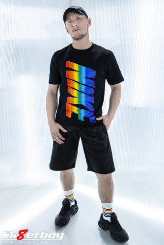 Socks Pride Sk8terboy – trendi szivárvány zokni férfiaknak
