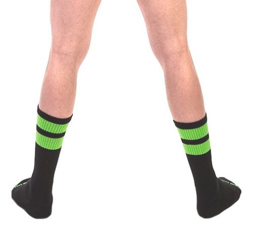 Fluoreszcens zöld edzőzokni - stílus és kényelem