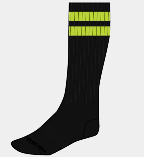 Fluoreszcens zöld edzőzokni - stílus és kényelem