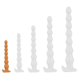 Prémium hosszú Chap golyós análplug – 22 x 3 cm