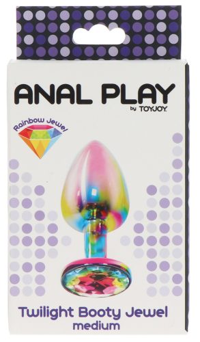 Twilight Rainbow – színes, prémium vibrátor 7 x 3,5 cm