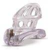 Beam Chastity Cage – átlátszó intim zár 6 x 3 cm