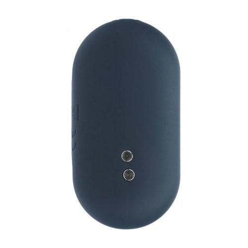 Szilikon anális plug rezgő funkcióval S fekete