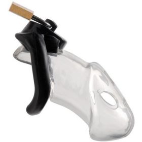 Rickers Chastity Cage – átlátszó intimméret 9 x 3 cm