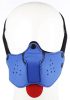 Neoprene PUPPY Blue – ízléses szájkosár nyelvvel