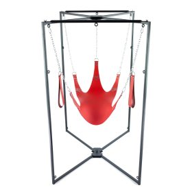   Kit Sling Cuir – piros bőr felnőtt játékok 5 pontos szerkezetben