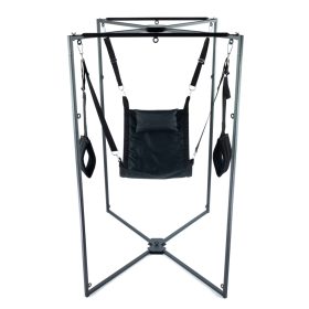 Kit Sling Tissu Carré Noir - elegáns fekete szövet szett