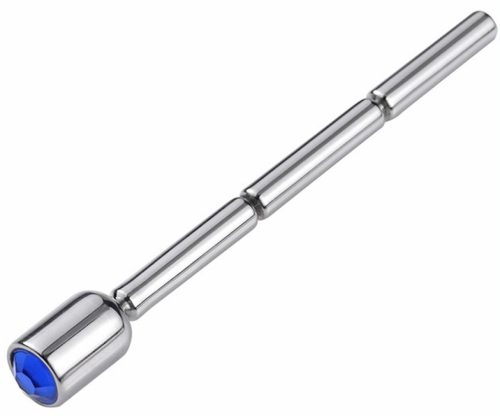 Urethral Jewel – vékony kék gyöngy, 6 cm hosszú, 4 mm átmérőjű