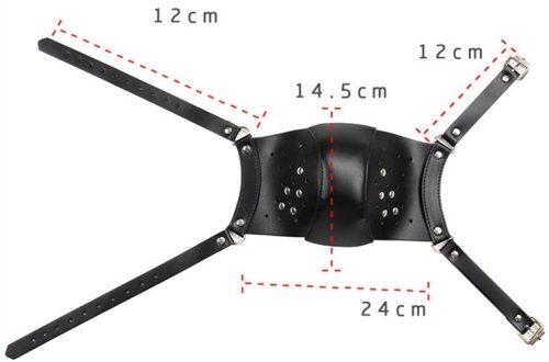 Fekete Punk Álarc - stílusos védelem és titokzatosság