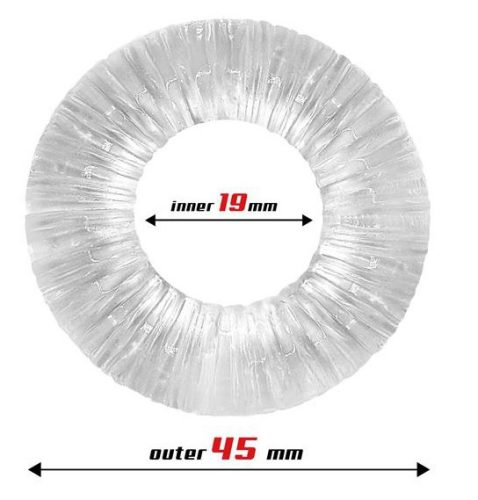 Transparent flexibil penis inel – experienta senzuala