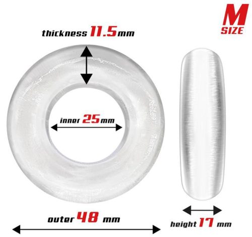 Beast Rings – 3 db átlátszó prémium gyűrű szett